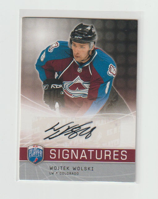 2008-09 Be A Player Signatures #S-WW Wojtek Wolski