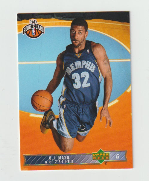 2008-09 Lineage NBA Rookie Card #203 O.J. Mayo