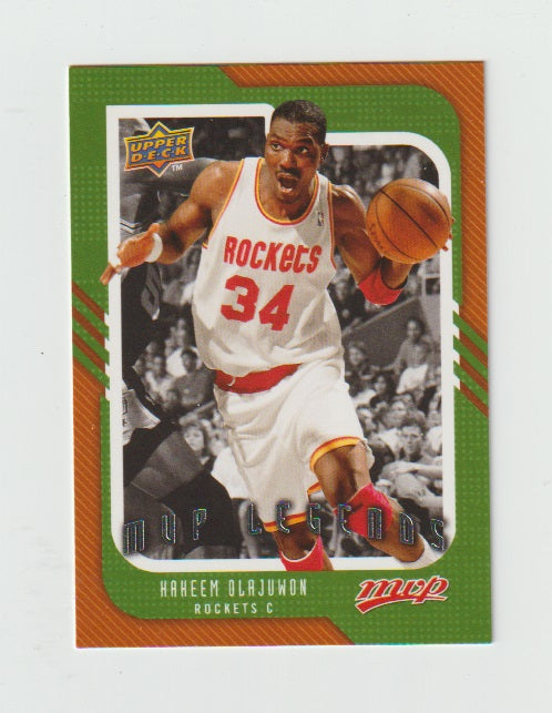 2008-09 MVP Legends #249 Hakeem Olajuwon