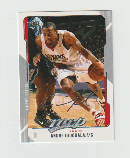 2008-09 MVP Silver Script #118 Andre Iguodala