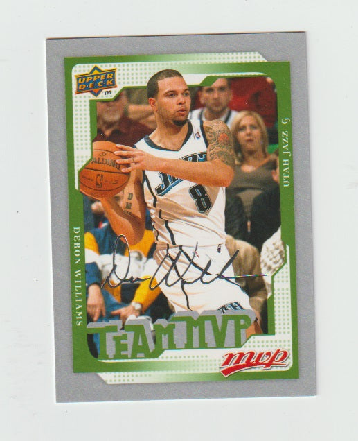 2008-09 MVP Silver Script #199 Deron Williams