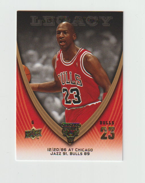 2008-09 Michael Jordan Legacy Collection #124 Michael Jordan