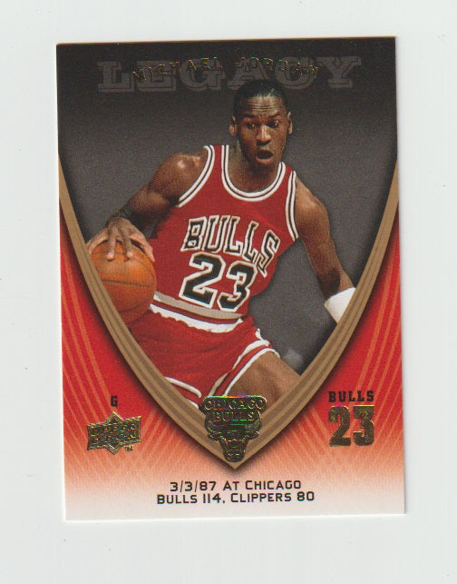 2008-09 Michael Jordan Legacy Collection #156 Michael Jordan