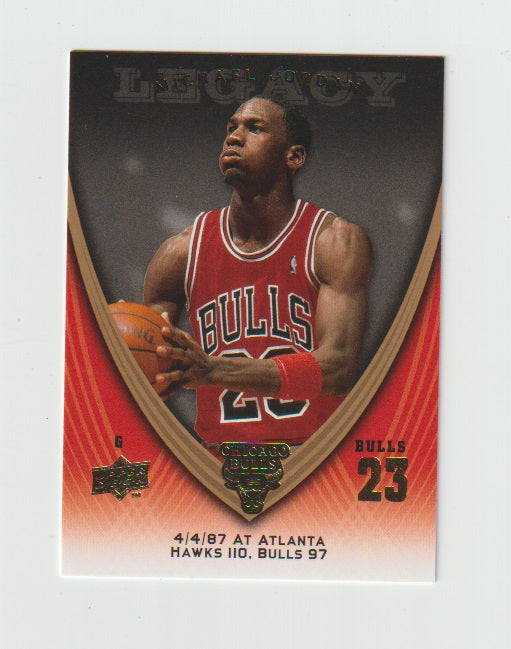 2008-09 Michael Jordan Legacy Collection #176 Michael Jordan