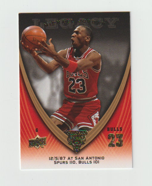 2008-09 Michael Jordan Legacy Collection #199 Michael Jordan