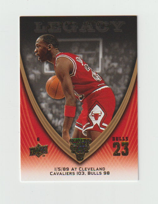 2008-09 Michael Jordan Legacy Collection #293 Michael Jordan