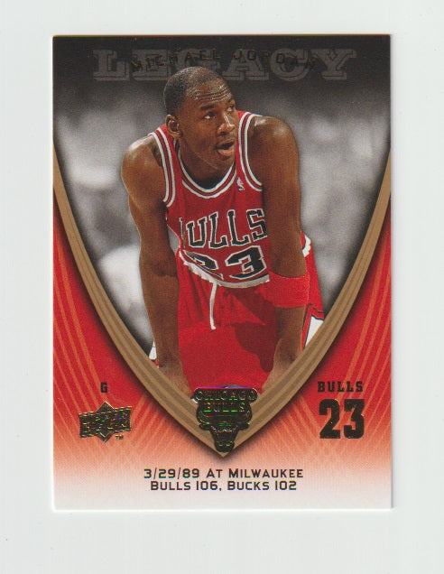 2008-09 Michael Jordan Legacy Collection #332 Michael Jordan