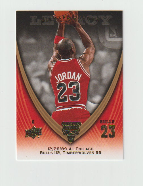 2008-09 Michael Jordan Legacy Collection #371 Michael Jordan