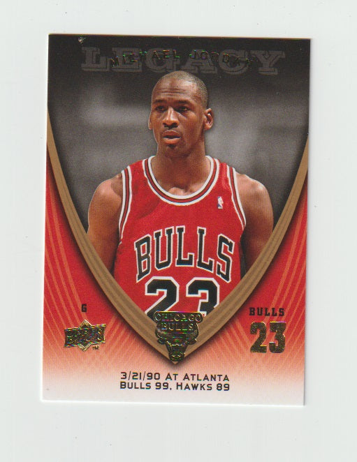 2008-09 Michael Jordan Legacy Collection #410 Michael Jordan