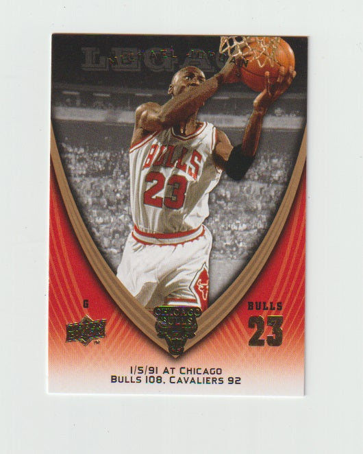 2008-09 Michael Jordan Legacy Collection #458 Michael Jordan