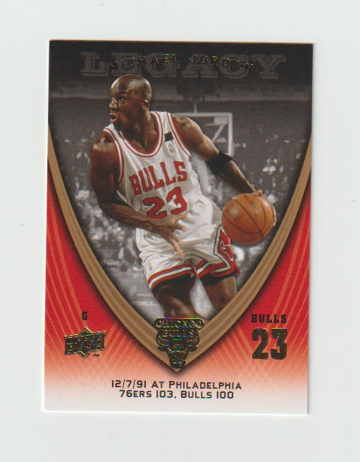 2008-09 Michael Jordan Legacy Collection #527 Michael Jordan