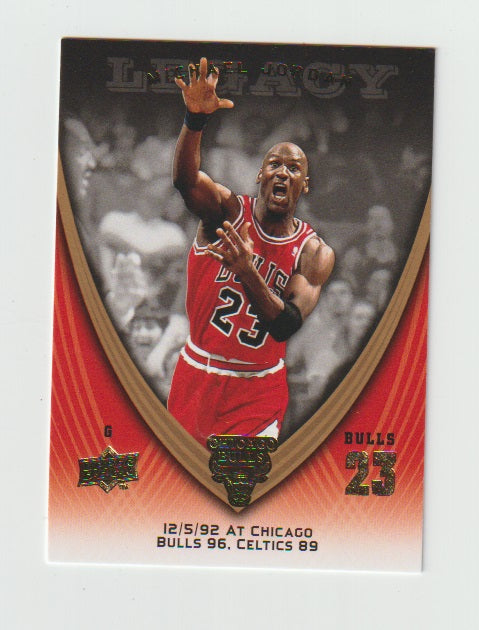 2008-09 Michael Jordan Legacy Collection #603 Michael Jordan