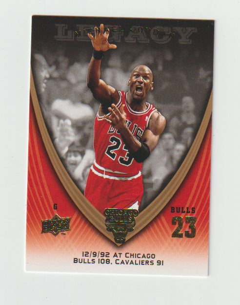 2008-09 Michael Jordan Legacy Collection #605 Michael Jordan