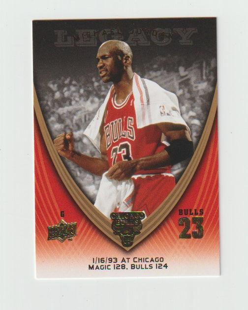 2008-09 Michael Jordan Legacy Collection #624 Michael Jordan