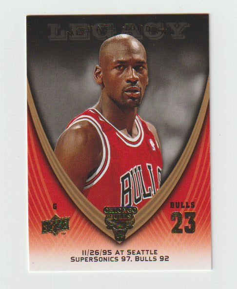 2008-09 Michael Jordan Legacy Collection #696 Michael Jordan