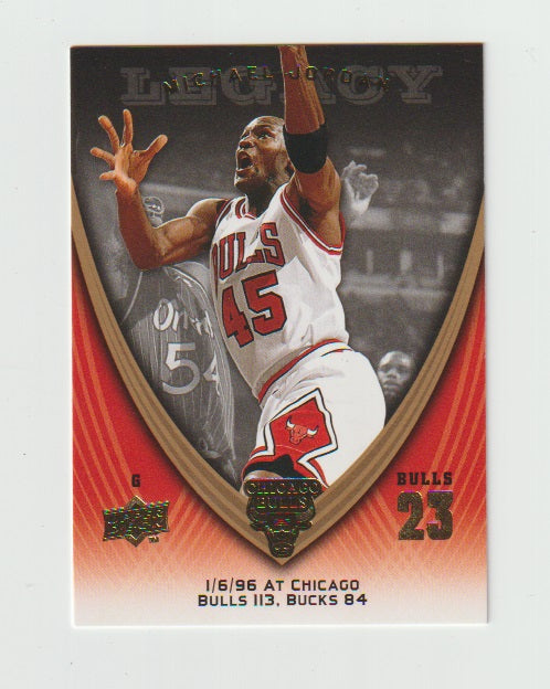 2008-09 Michael Jordan Legacy Collection #715 Michael Jordan