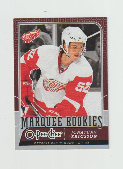 2008-09 O-Pee-Chee Marquee Rookies #535 Jonathan Ericsson