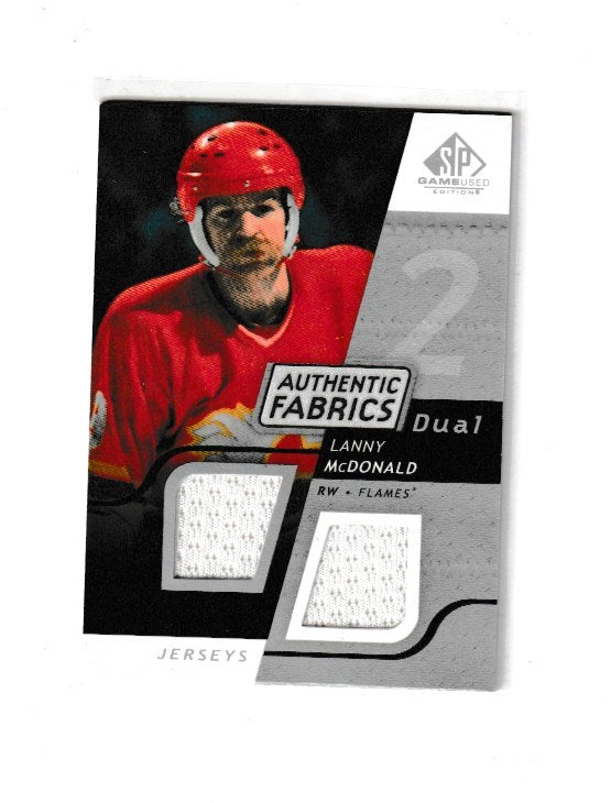 2008-09 SP Game Used Authentic Fabrics Dual #AF-LM Lanny McDonald