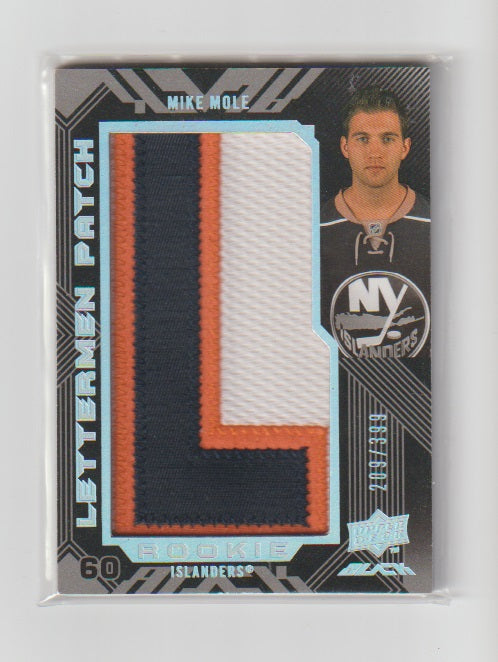 2008-09 UD Black Lettermen Patch #87 Mike Mole