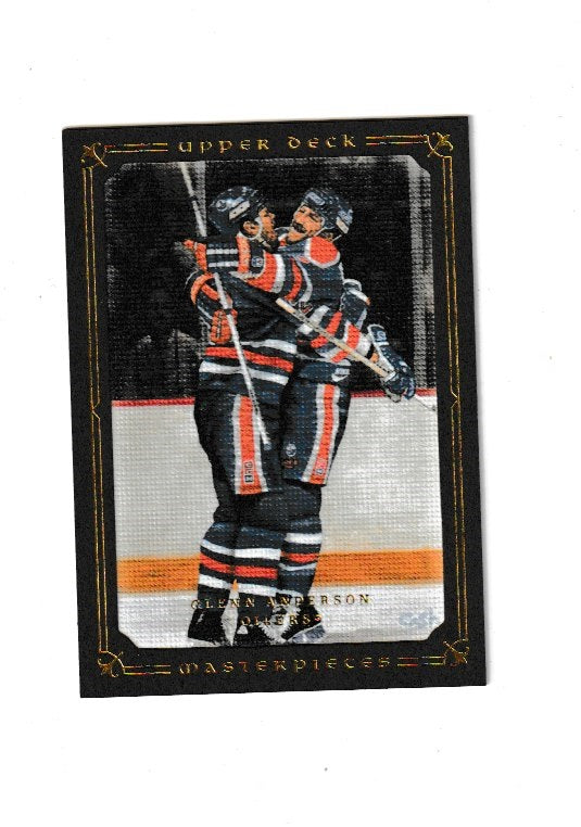 2008-09 UD Masterpieces Brown #45 Glenn Anderson