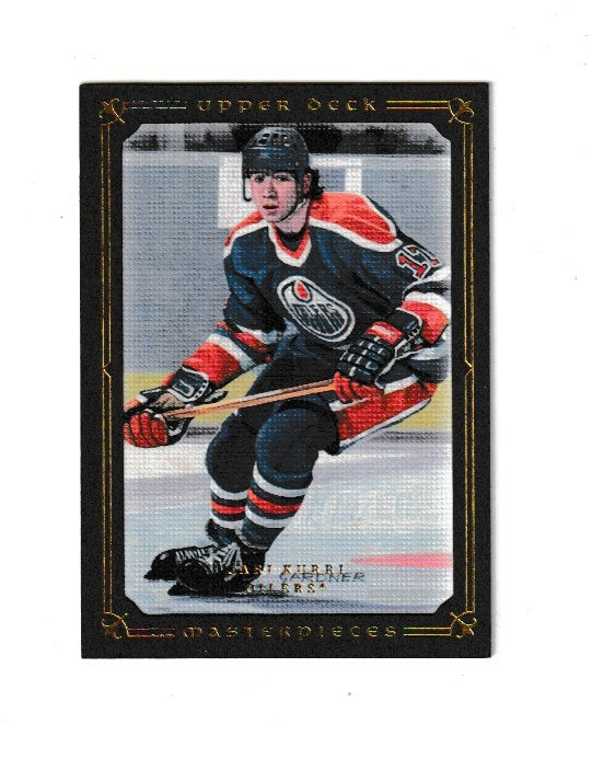 2008-09 UD Masterpieces Brown #5 Jari Kurri