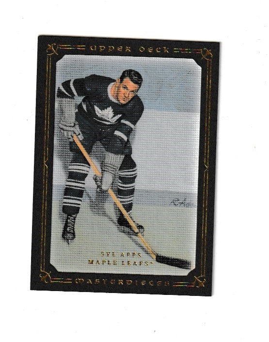 2008-09 UD Masterpieces Brown #6 Syl Apps