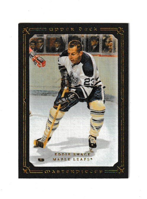 2008-09 UD Masterpieces Brown #72 Eddie Shack