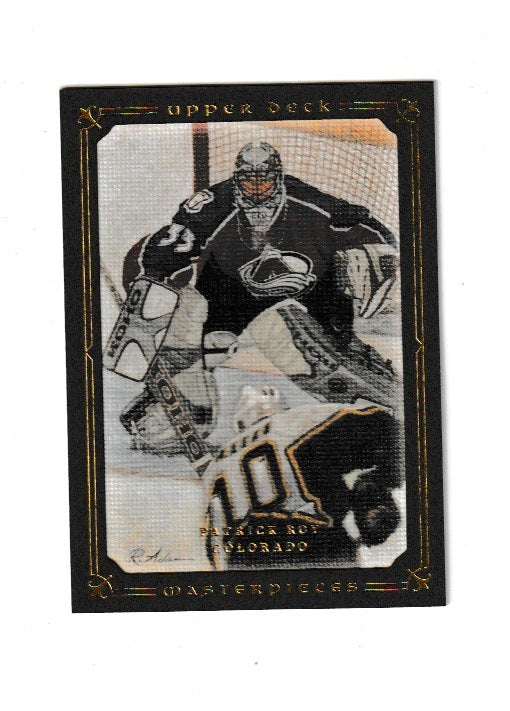 2008-09 UD Masterpieces Brown #7 Patrick Roy