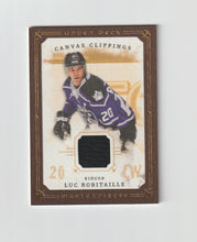 Load image into Gallery viewer, 2008-09 UD Masterpieces Canvas Clippings Brown CC-RO Luc Robitaille
