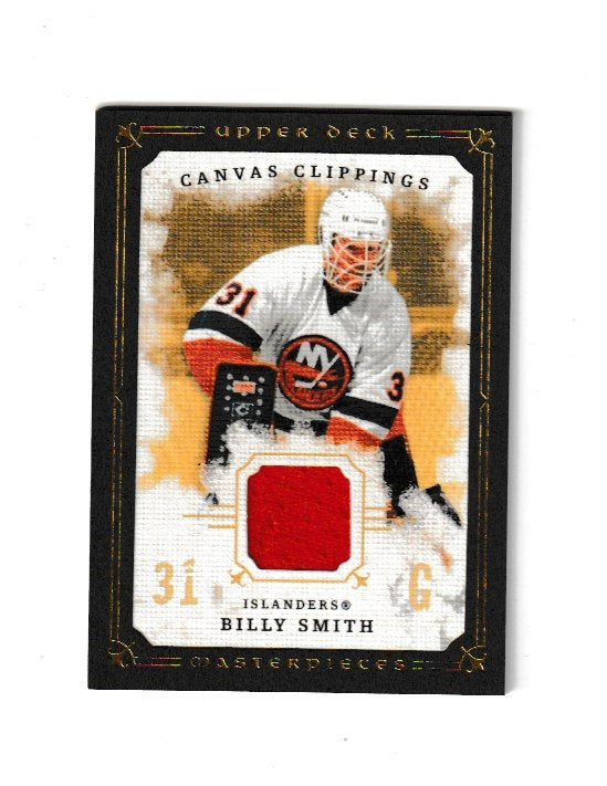 2008-09 UD Masterpieces Canvas Clippings Brown #CC-BS Billy Smith