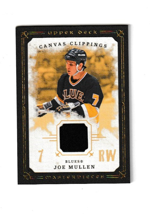 2008-09 UD Masterpieces Canvas Clippings Brown #CC-JM2 Joe Mullen