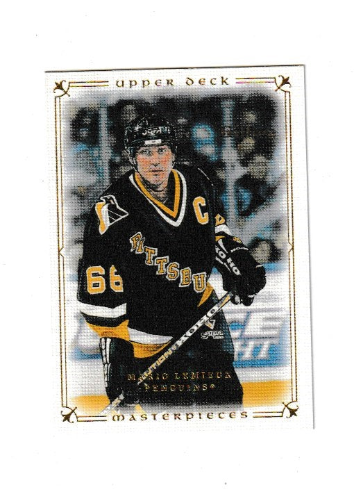 2008-09 UD Masterpieces #12 Mario Lemieux