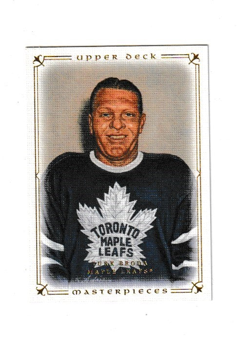 2008-09 UD Masterpieces #36 Turk Broda