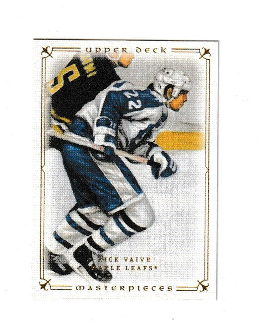 2008-09 UD Masterpieces #40 Rick Vaive