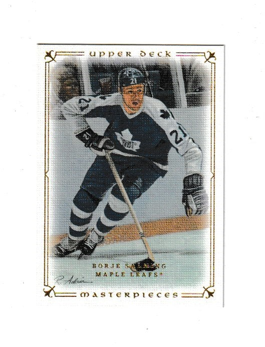 2008-09 UD Masterpieces #41 Borje Salming