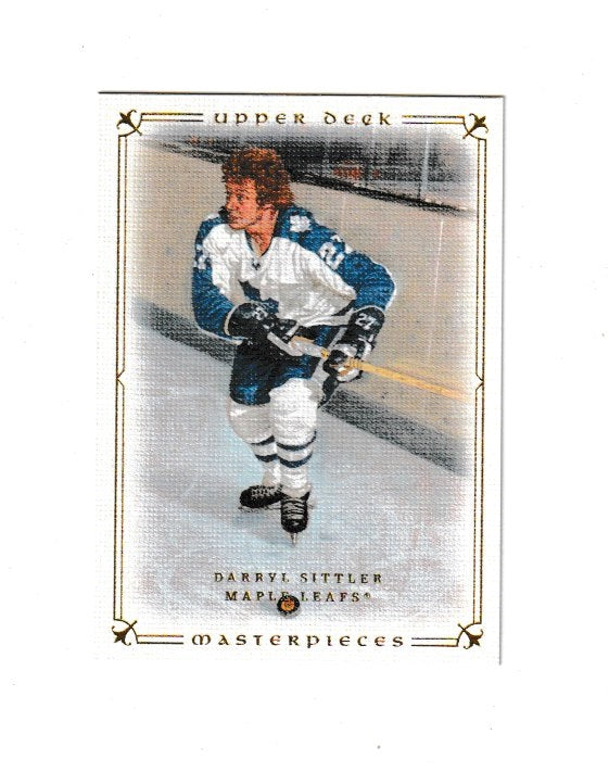 2008-09 UD Masterpieces #42 Darryl Sittler