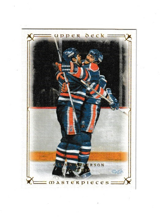 2008-09 UD Masterpieces #45 Glenn Anderson