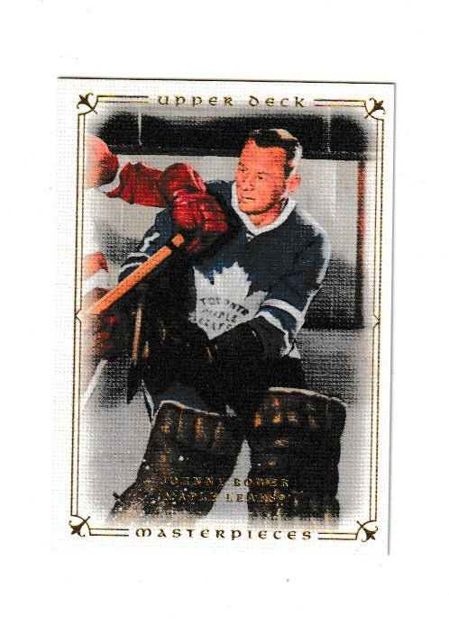 2008-09 UD Masterpieces #51 Johnny Bower