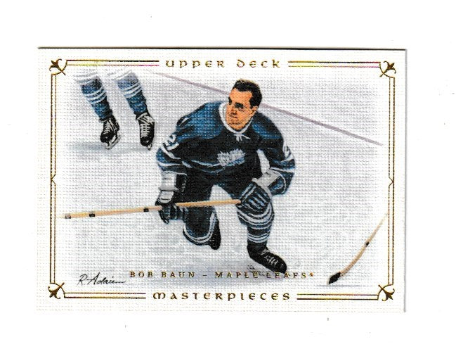 2008-09 UD Masterpieces #52 Bob Baun