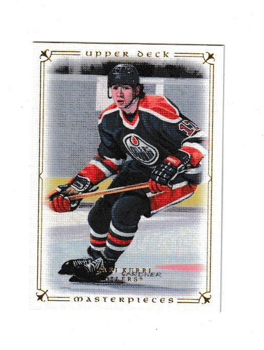 2008-09 UD Masterpieces #5 Jari Kurri