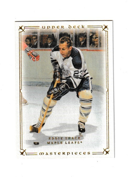 2008-09 UD Masterpieces #72 Eddie Shack