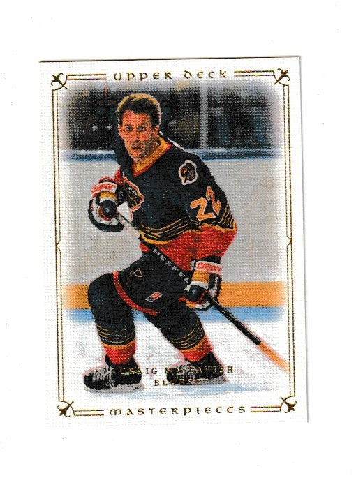 2008-09 UD Masterpieces #77 Craig MacTavish