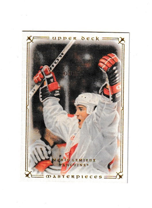 2008-09 UD Masterpieces #81 Mario Lemieux