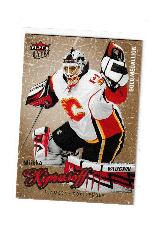 2008-09 Ultra Gold Medallion #109 Miikka Kiprusoff