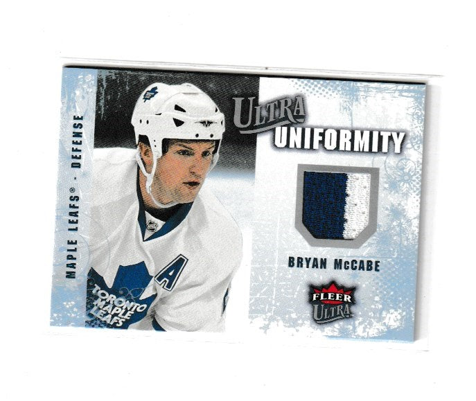 2008-09 Ultra Uniformity #UA-MC Bryan McCabe