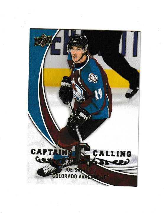 2008-09 Upper Deck Captains Calling #CPT3 Joe Sakic