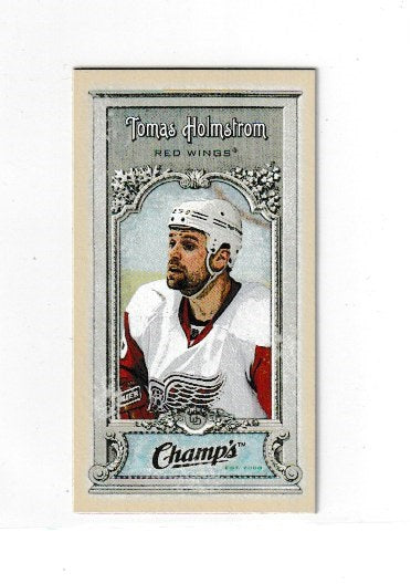 2008-09 Upper Deck Champs Mini Brown Back #C180 Tomas Holmstrom