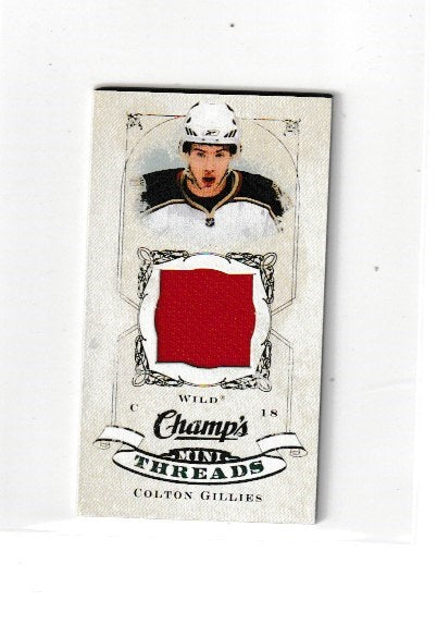 2008-09 Upper Deck Champs Mini Threads #CT-CG Colton Gillies