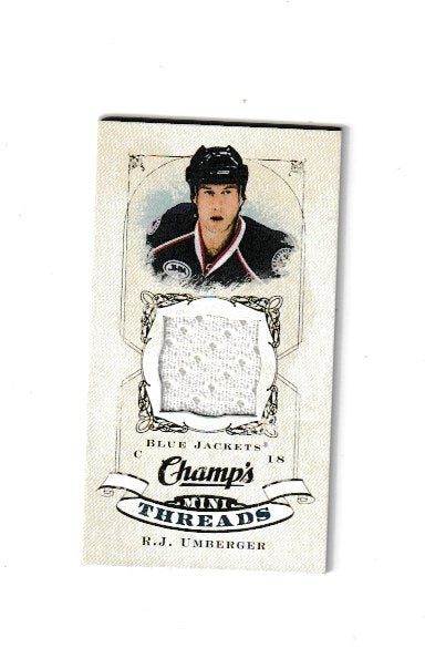 2008-09 Upper Deck Champs Mini Threads #CT-UM R.J. Umberger