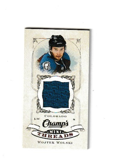 2008-09 Upper Deck Champs Mini Threads #CT-WW Wojtek Wolski